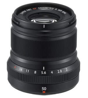 Fujifilm XF50mm F2.0 WR zwart