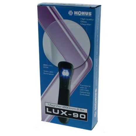 Konus Handloep Lux-90 2,5x met LED