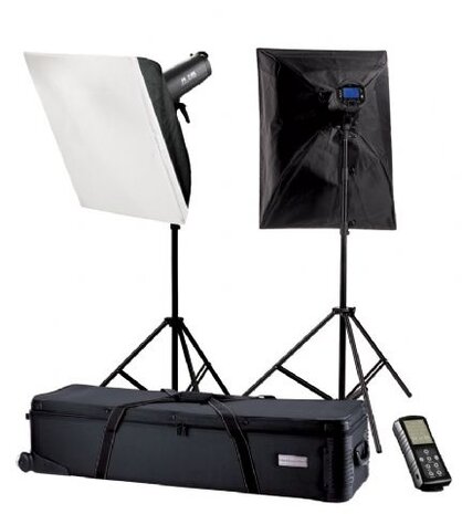 Falcon Eyes Studioflitsset TFK-2400L met LCD Scherm